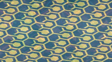 Benzersiz dijital animasyon tarzı grafikleri olan yaratıcı ortam tasarımı için yenilikçi hareket dokusu