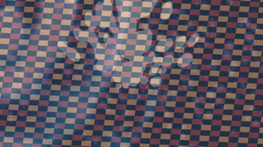 Benzersiz hareket grafikleri tasarım sanatına sahip yaratıcı film üretimi için özet bir arkaplan