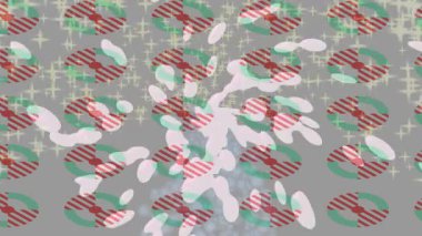 Organik desenli yüzey giriş stili video film sanatı ile soyut arkaplan tasarımı