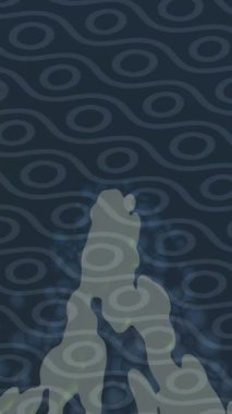 Profesyonel video projeleri sanat tarzı için organik hareketli arkaplan tasarımı