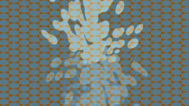 Soyut hareket desenli fütüristik video üretimi için dinamik dijital arkaplan