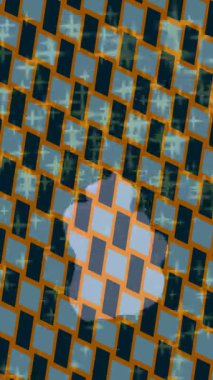 Dijital doku yüzey tasarım biçimi ile modern video animasyonu için gelişmiş hareket grafikleri