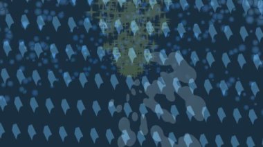 Benzersiz video giriş tasarımı projeleri için detaylı yüzey kalıbı film animasyon stili grafik girişi