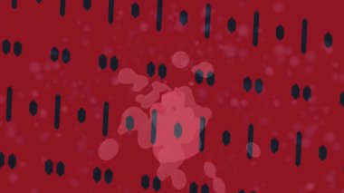 Lüks hareket projeleri için soyut tasarım stili animasyonu olan üst düzey dijital doku