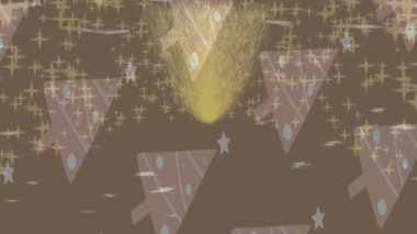 Benzersiz dijital animasyon tarzı grafikleri olan yaratıcı ortam tasarımı için yenilikçi hareket dokusu