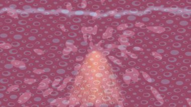 Lüks hareket projeleri için soyut tasarım stili animasyonu olan üst düzey dijital doku