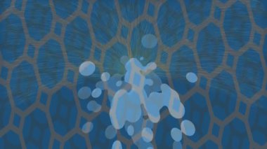 Dijital doku yüzey tasarım biçimi ile modern video animasyonu için gelişmiş hareket grafikleri