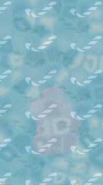 Soyut hareket desenli fütüristik video üretimi için dinamik dijital arkaplan