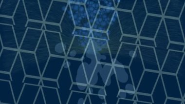 Benzersiz video giriş tasarımı projeleri için detaylı yüzey kalıbı film animasyon stili grafik girişi