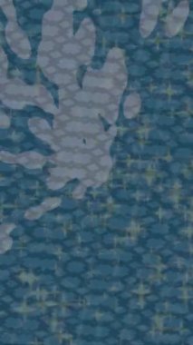 Benzersiz video giriş tasarımı projeleri için detaylı yüzey kalıbı film animasyon stili grafik girişi