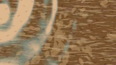 Lüks hareket projeleri için soyut tasarım stili animasyonu olan üst düzey dijital doku