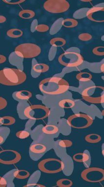 Benzersiz dijital animasyon tarzı grafikleri olan yaratıcı ortam tasarımı için yenilikçi hareket dokusu