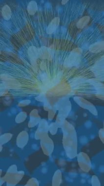 Benzersiz hareket grafikleri tasarım sanatına sahip yaratıcı film üretimi için özet bir arkaplan