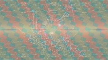 Organik desenli yüzey giriş stili video film sanatı ile soyut arkaplan tasarımı