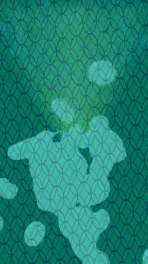 Dijital doku yüzey tasarım biçimi ile modern video animasyonu için gelişmiş hareket grafikleri