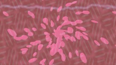 Dijital doku yüzey tasarım biçimi ile modern video animasyonu için gelişmiş hareket grafikleri