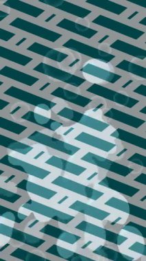 Benzersiz video giriş tasarımı projeleri için detaylı yüzey kalıbı film animasyon stili grafik girişi