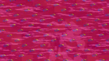 Modern medya üretimi için fütüristik dijital soyut doku sinematik tarz hareketli grafik ögesi