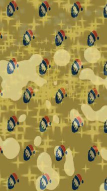 Lüks hareket projeleri için soyut tasarım stili animasyonu olan üst düzey dijital doku