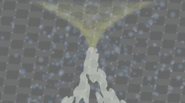 Yaratıcı video düzenleme film arkaplan tasarımı için minimalist organik hareket grafikleri