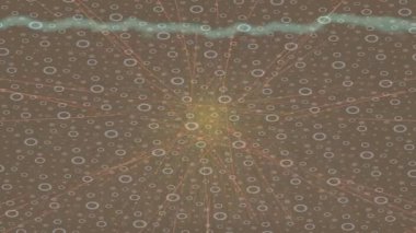 Soyut hareket desenli fütüristik video üretimi için dinamik dijital arkaplan