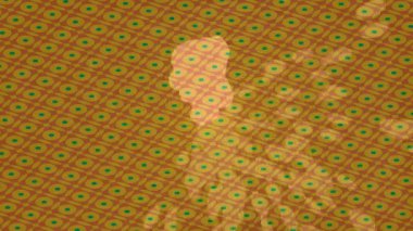 Dijital doku yüzey tasarım biçimi ile modern video animasyonu için gelişmiş hareket grafikleri