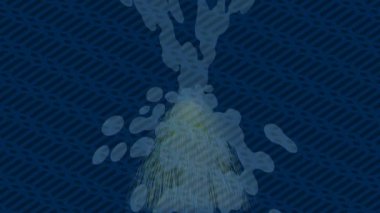 Benzersiz dijital animasyon tarzı grafikleri olan yaratıcı ortam tasarımı için yenilikçi hareket dokusu