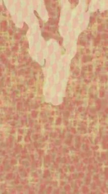 Benzersiz dijital animasyon tarzı grafikleri olan yaratıcı ortam tasarımı için yenilikçi hareket dokusu