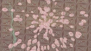 Organik desenli yüzey giriş stili video film sanatı ile soyut arkaplan tasarımı