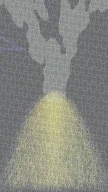 Benzersiz video giriş tasarımı projeleri için detaylı yüzey kalıbı film animasyon stili grafik girişi