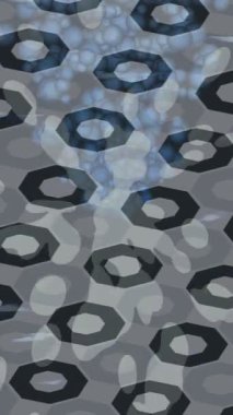 Soyut hareket desenli fütüristik video üretimi için dinamik dijital arkaplan