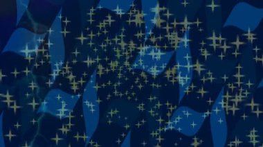 Benzersiz dijital animasyon tarzı grafikleri olan yaratıcı ortam tasarımı için yenilikçi hareket dokusu