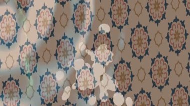 Organik desenli yüzey giriş stili video film sanatı ile soyut arkaplan tasarımı