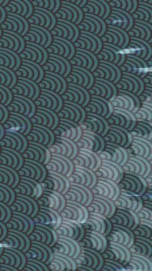 Benzersiz dijital animasyon tarzı grafikleri olan yaratıcı ortam tasarımı için yenilikçi hareket dokusu