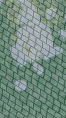 Estetik doku arkaplan tasarımı renkli hareket grafikleri ile moda film giriş profosyoneli