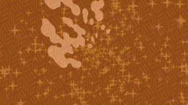 Benzersiz video giriş tasarımı projeleri için detaylı yüzey kalıbı film animasyon stili grafik girişi