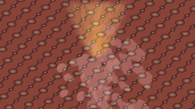 Profesyonel video projeleri sanat tarzı için organik hareketli arkaplan tasarımı