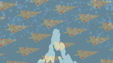 Benzersiz video giriş tasarımı projeleri için detaylı yüzey kalıbı film animasyon stili grafik girişi