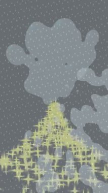 Dijital doku yüzey tasarım biçimi ile modern video animasyonu için gelişmiş hareket grafikleri