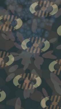 Lüks hareket projeleri için soyut tasarım stili animasyonu olan üst düzey dijital doku