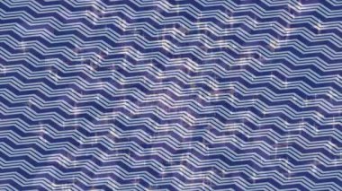 Soyut hareket desenli fütüristik video üretimi için dinamik dijital arkaplan