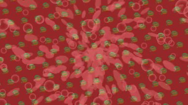 Modern medya üretimi için fütüristik dijital soyut doku sinematik tarz hareketli grafik ögesi