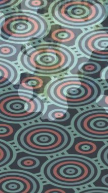 Benzersiz hareket grafikleri tasarım sanatına sahip yaratıcı film üretimi için özet bir arkaplan