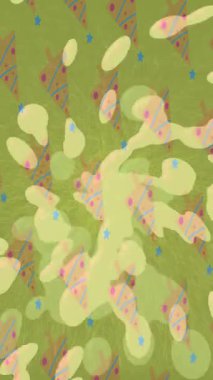 Benzersiz video giriş tasarımı projeleri için detaylı yüzey kalıbı film animasyon stili grafik girişi