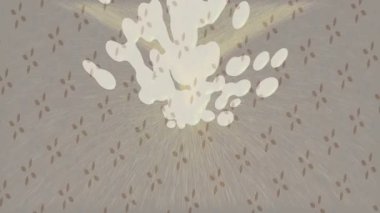 Dijital doku yüzey tasarım biçimi ile modern video animasyonu için gelişmiş hareket grafikleri