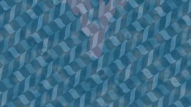 Benzersiz dijital animasyon tarzı grafikleri olan yaratıcı ortam tasarımı için yenilikçi hareket dokusu