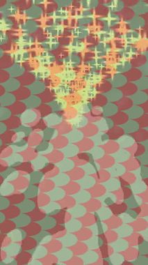 Modern medya üretimi için fütüristik dijital soyut doku sinematik tarz hareketli grafik ögesi