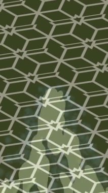 Lüks hareket projeleri için soyut tasarım stili animasyonu olan üst düzey dijital doku