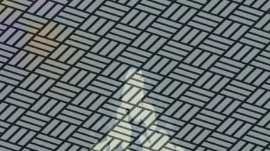 Lüks hareket projeleri için soyut tasarım stili animasyonu olan üst düzey dijital doku