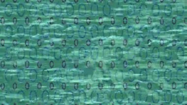 Soyut hareket desenli fütüristik video üretimi için dinamik dijital arkaplan